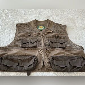 Cabela's Tan Sport/Fishing Vest 4X